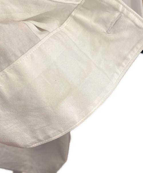 COMME des GARCONS（コムデギャルソン）COMME des GARCONS (コムデギャルソン) コットンアシンメトリーシャツ ホワイト サイズ:ｌの古着・服飾アイテム