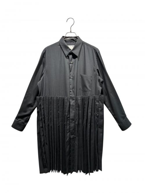 COMME des GARCONS（コムデギャルソン）COMME des GARCONS (コムデギャルソン) ポリエステルスパンブロードプリーツブラウス/GP-B021 ブラック サイズ:Mの古着・服飾アイテム