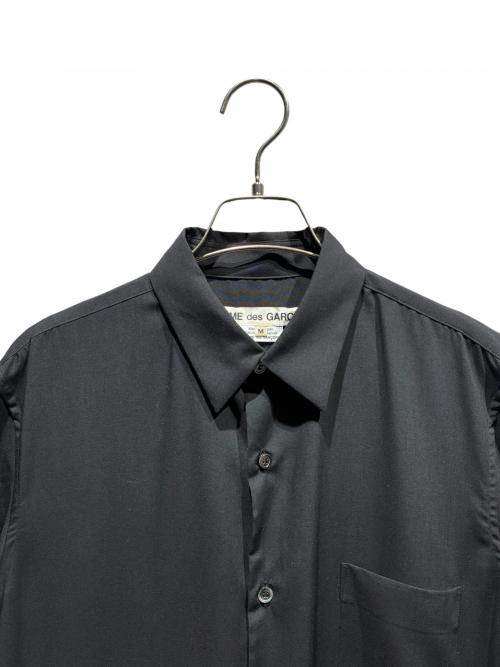 COMME des GARCONS（コムデギャルソン）COMME des GARCONS (コムデギャルソン) ポリエステルスパンブロードプリーツブラウス/GP-B021 ブラック サイズ:Mの古着・服飾アイテム