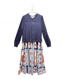 COMME des GARCONS COMME des GARCONS（コムデギャルソン コムデギャルソン）の古着「カーディガンドッキングワンピース」｜マルチカラー