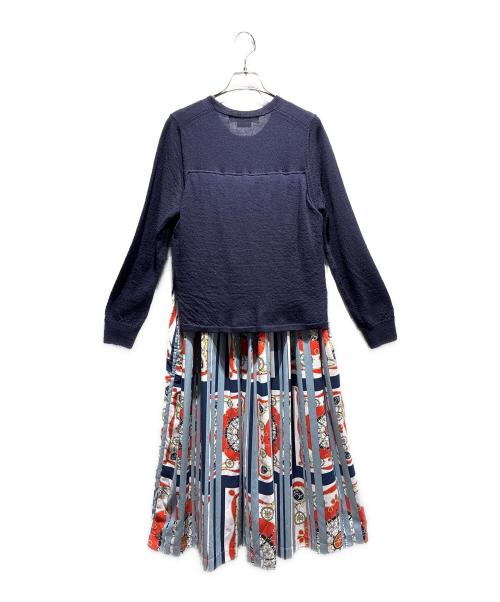 COMME des GARCONS COMME des GARCONS（コムデギャルソン コムデギャルソン）COMME des GARCONS COMME des GARCONS (コムデギャルソン コムデギャルソン) カーディガンドッキングワンピース マルチカラー サイズ:Mの古着・服飾アイテム