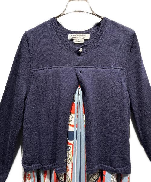 COMME des GARCONS COMME des GARCONS（コムデギャルソン コムデギャルソン）COMME des GARCONS COMME des GARCONS (コムデギャルソン コムデギャルソン) カーディガンドッキングワンピース マルチカラー サイズ:Mの古着・服飾アイテム