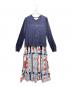 COMME des GARCONS COMME des GARCONS（コムデギャルソン コムデギャルソン）の古着「カーディガンドッキングワンピース」｜マルチカラー
