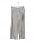 CHANELシャネル）の古着「ワイドパンツ」｜ホワイト×ネイビー