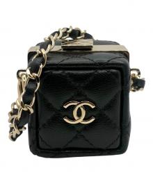 CHANEL（シャネル）の古着「ミニバックチャーム」｜ブラック×ゴールド