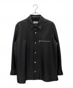 HERMESエルメス）の古着「オーバーシャツ」｜ブラック