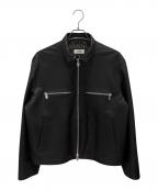 HERMESエルメス）の古着「レザージャケット」｜ブラック