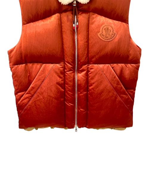 MONCLER（モンクレール）MONCLER (モンクレール) HUSHEN/ダウンベスト オレンジ サイズ:3の古着・服飾アイテム