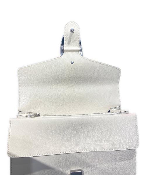 GUCCI（グッチ）GUCCI (グッチ) ディオニュソス スモール/ショルダーバッグ/チェーン/レザー/シルバー金具/バッグ/400249 アイボリー サイズ:small/スモールの古着・服飾アイテム