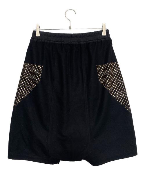RICK OWENS（リックオウエンス）RICK OWENS (リックオウエンス) スパンコール装飾サルエルパンツ ブラック サイズ:40の古着・服飾アイテム