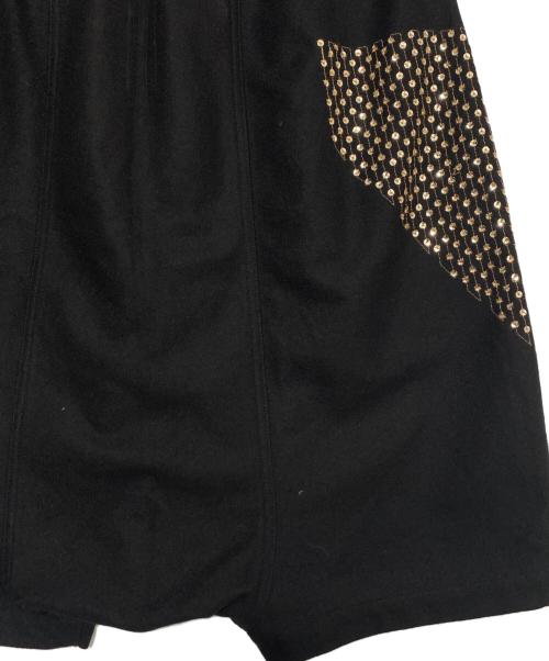 RICK OWENS（リックオウエンス）RICK OWENS (リックオウエンス) スパンコール装飾サルエルパンツ ブラック サイズ:40の古着・服飾アイテム