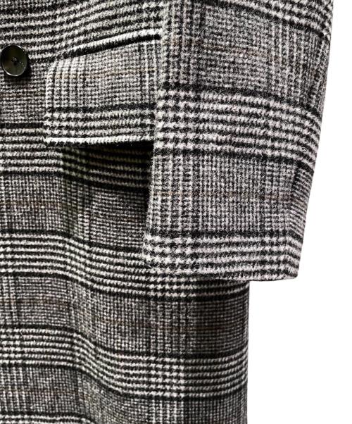 HUGO BOSS（ヒューゴ ボス）HUGO BOSS (ヒューゴ ボス) ダブルブレストコート グレー サイズ:44の古着・服飾アイテム