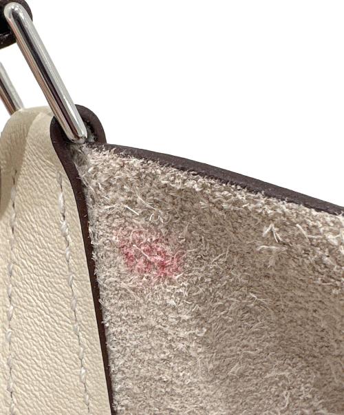 HERMES（エルメス）HERMES (エルメス) ピコタンロックミクロラッキー デイジー ホワイト×ミントグリーン サイズ:ミクロの古着・服飾アイテム