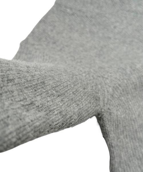 PRADA（プラダ）PRADA (プラダ) カシミヤ混ロゴニット グレー サイズ:38の古着・服飾アイテム