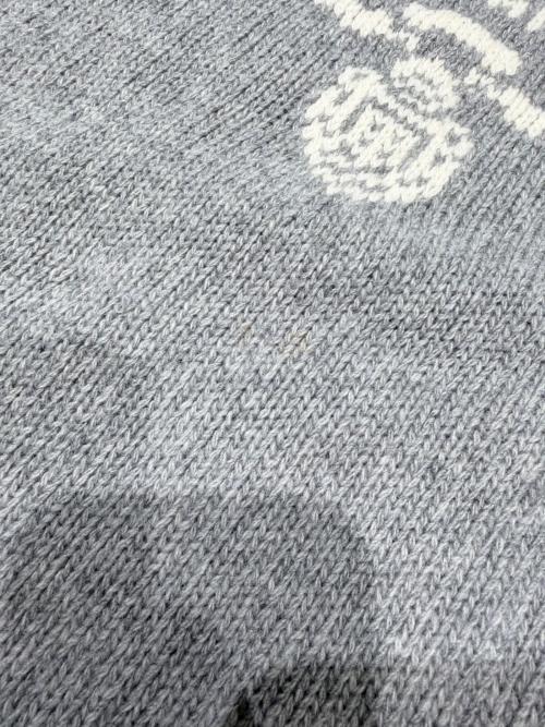 PRADA（プラダ）PRADA (プラダ) カシミヤ混ロゴニット グレー サイズ:38の古着・服飾アイテム