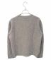 PRADA (プラダ) カシミヤ混ロゴニット グレー サイズ:38：60000円
