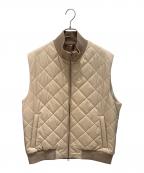LORO PIANAロロピアーナ）の古着「中綿キルティングベスト」｜ベージュ