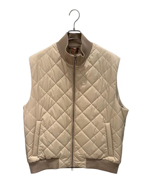 LORO PIANA（ロロピアーナ）LORO PIANA (ロロピアーナ) 中綿キルティングベスト ベージュ サイズ:XLの古着・服飾アイテム