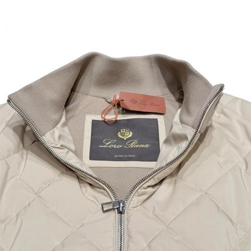 LORO PIANA（ロロピアーナ）LORO PIANA (ロロピアーナ) 中綿キルティングベスト ベージュ サイズ:XLの古着・服飾アイテム