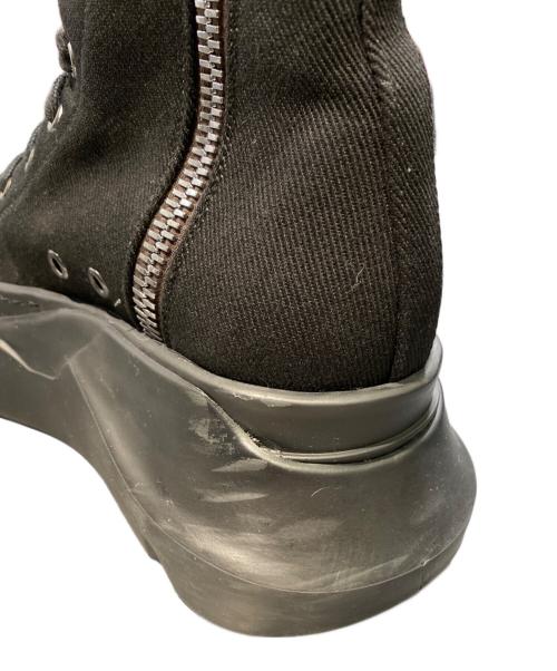 DRKSHDW（ダークシャドウ）DRKSHDW (ダークシャドウ) ABSTRACT SNEAK ALL BLACK ブラック サイズ:37 1/2の古着・服飾アイテム