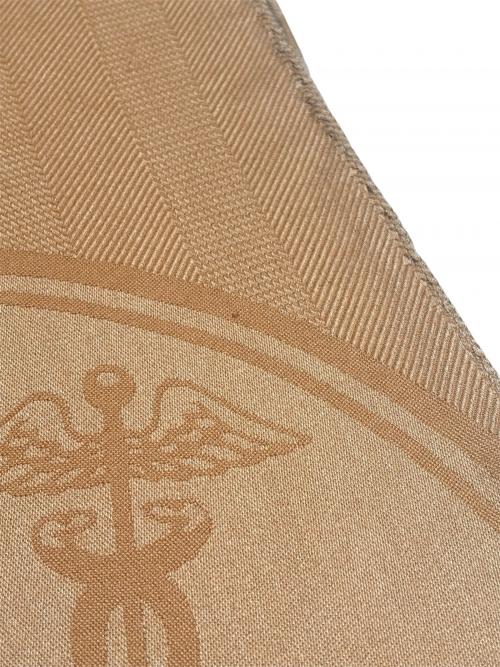 HERMES（エルメス）HERMES (エルメス) ニューリブリス ストール ブラウンの古着・服飾アイテム