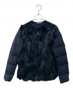 Max Mara WEEK END LINEマックスマーラ ウイークエンドライン）の古着「ラクーンファーダウンジャケット」｜ブラック
