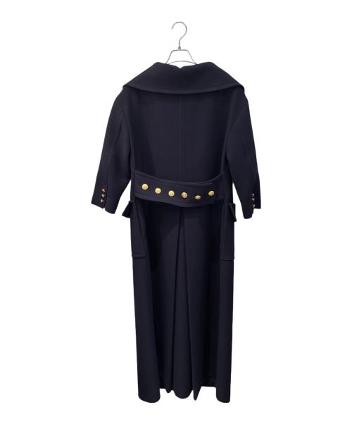 VALENTINO（ヴァレンティノ）VALENTINO (ヴァレンティノ) 金ボタンダブルブレストコート ネイビー サイズ:38の古着・服飾アイテム