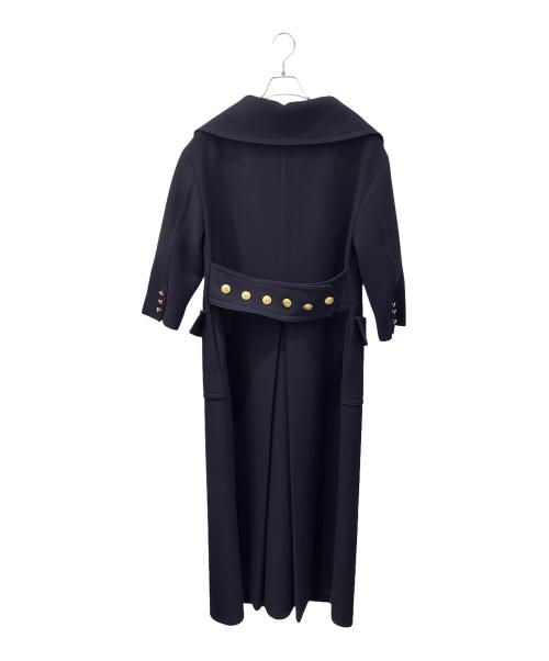 VALENTINO（ヴァレンティノ）VALENTINO (ヴァレンティノ) 金ボタンダブルブレストコート ネイビー サイズ:38の古着・服飾アイテム