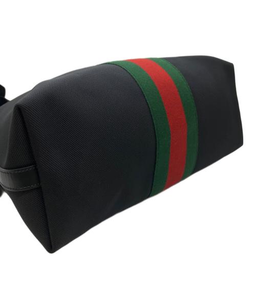 GUCCI（グッチ）GUCCI (グッチ) シェリーライン 2wayトートバッグ ブラックの古着・服飾アイテム