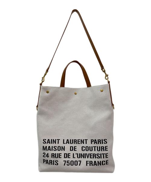 Saint Laurent Paris（サンローランパリ）Saint Laurent Paris (サンローランパリ) RIVE GAUCHE ベージュの古着・服飾アイテム