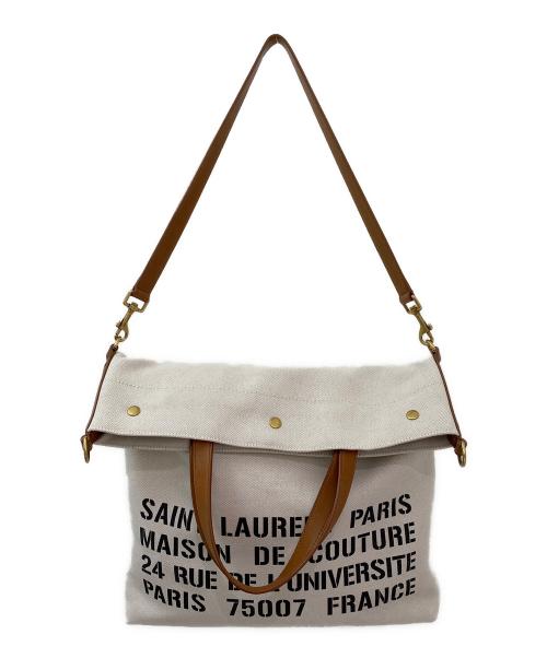 Saint Laurent Paris（サンローランパリ）Saint Laurent Paris (サンローランパリ) RIVE GAUCHE ベージュの古着・服飾アイテム