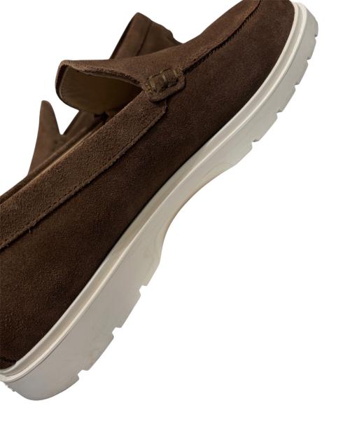 TOD'S（トッズ）TOD'S (トッズ) スエードヴァンプローファー ブラウン サイズ:7の古着・服飾アイテム