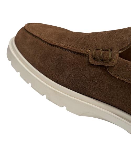 TOD'S（トッズ）TOD'S (トッズ) スエードヴァンプローファー ブラウン サイズ:7の古着・服飾アイテム