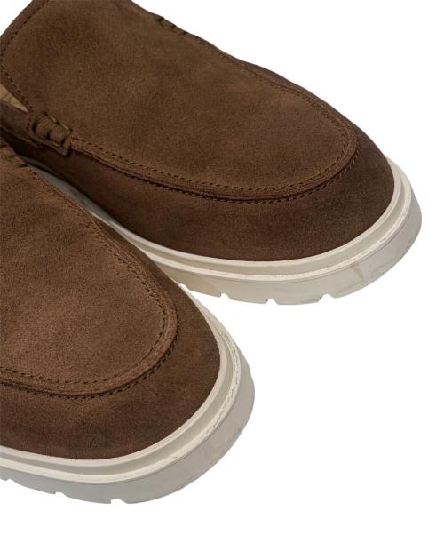 TOD'S（トッズ）TOD'S (トッズ) スエードヴァンプローファー ブラウン サイズ:7の古着・服飾アイテム