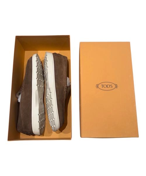 TOD'S（トッズ）TOD'S (トッズ) スエードヴァンプローファー ブラウン サイズ:7の古着・服飾アイテム