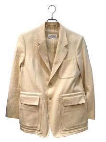 Maison Margiela 10（メゾンマルジェラ 10）の古着「カットオフジャケット」｜アイボリー