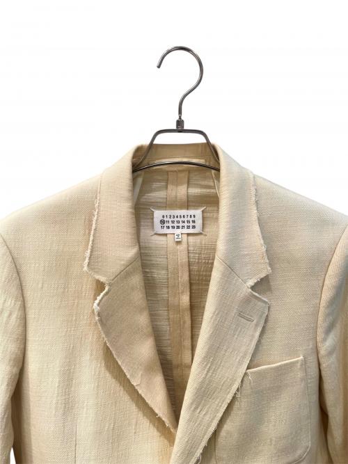 Maison Margiela 10（メゾンマルジェラ 10）Maison Margiela 10 (メゾンマルジェラ 10) カットオフジャケット アイボリー サイズ:46の古着・服飾アイテム