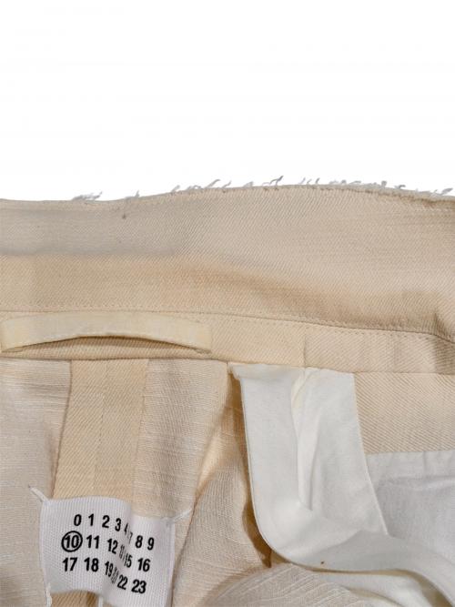 Maison Margiela 10（メゾンマルジェラ 10）Maison Margiela 10 (メゾンマルジェラ 10) カットオフジャケット アイボリー サイズ:46の古着・服飾アイテム