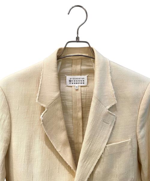 Maison Margiela 10（メゾンマルジェラ 10）Maison Margiela 10 (メゾンマルジェラ 10) カットオフジャケット アイボリー サイズ:46の古着・服飾アイテム