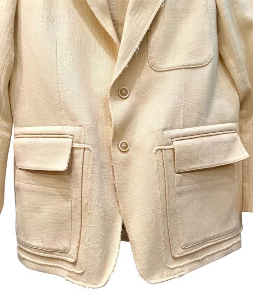 Maison Margiela 10（メゾンマルジェラ 10）Maison Margiela 10 (メゾンマルジェラ 10) カットオフジャケット アイボリー サイズ:46の古着・服飾アイテム