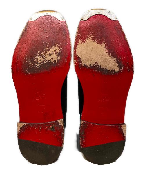 Christian Louboutin（クリスチャン・ルブタン）Christian Louboutin (クリスチャン・ルブタン) チェーン装飾キャップトゥシューズ ブラック サイズ:40の古着・服飾アイテム