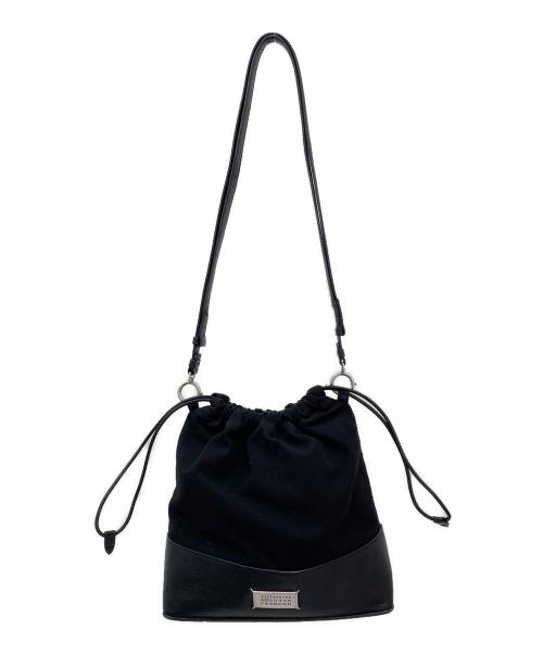 Maison Margiela（メゾンマルジェラ）Maison Margiela (メゾンマルジェラ) 5AC DAILY DRAWSTRING BACK PACK SMALL ブラック サイズ:スモールの古着・服飾アイテム