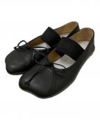 MM6 Maison Margielaエムエムシックスメゾンマルジェラ）の古着「Anatomic Numbering Ballet Flats」｜ブラック