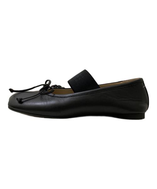 MM6 Maison Margiela（エムエムシックスメゾンマルジェラ）MM6 Maison Margiela (エムエムシックスメゾンマルジェラ) Anatomic Numbering Ballet Flats ブラック サイズ:38の古着・服飾アイテム