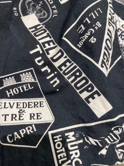 CHANEL（シャネル）CHANEL (シャネル) 80sプリントスカート ブラック サイズ:42の古着・服飾アイテム