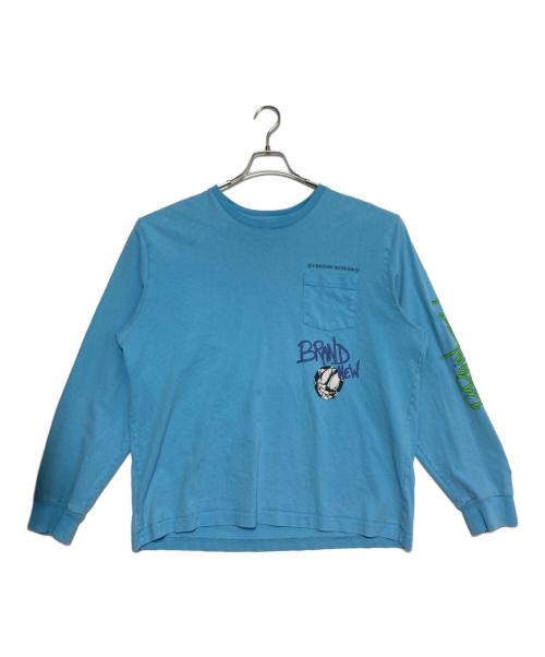 CHROME HEARTS（クロムハーツ）CHROME HEARTS (クロムハーツ) BRAIN NEW LS MATTY BOY MATTY BOY スカイブルー サイズ:XXLの古着・服飾アイテム
