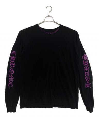中古・古着通販】CHROME HEARTS (クロムハーツ) ネックロゴ長袖Tシャツ