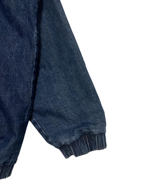 CHROME HEARTS（クロムハーツ）CHROME HEARTS (クロムハーツ) Leather Cemetery Triple Cross Denim Anorak Jacket ブルー サイズ:Lの古着・服飾アイテム