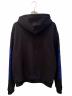 CHROME HEARTS (クロムハーツ) Vertical Logo FU Hood Hoodie ブラック×ブルー サイズ:L：250000円