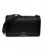 CHANELシャネル）の古着「ボーイシャネル25」｜ブラック